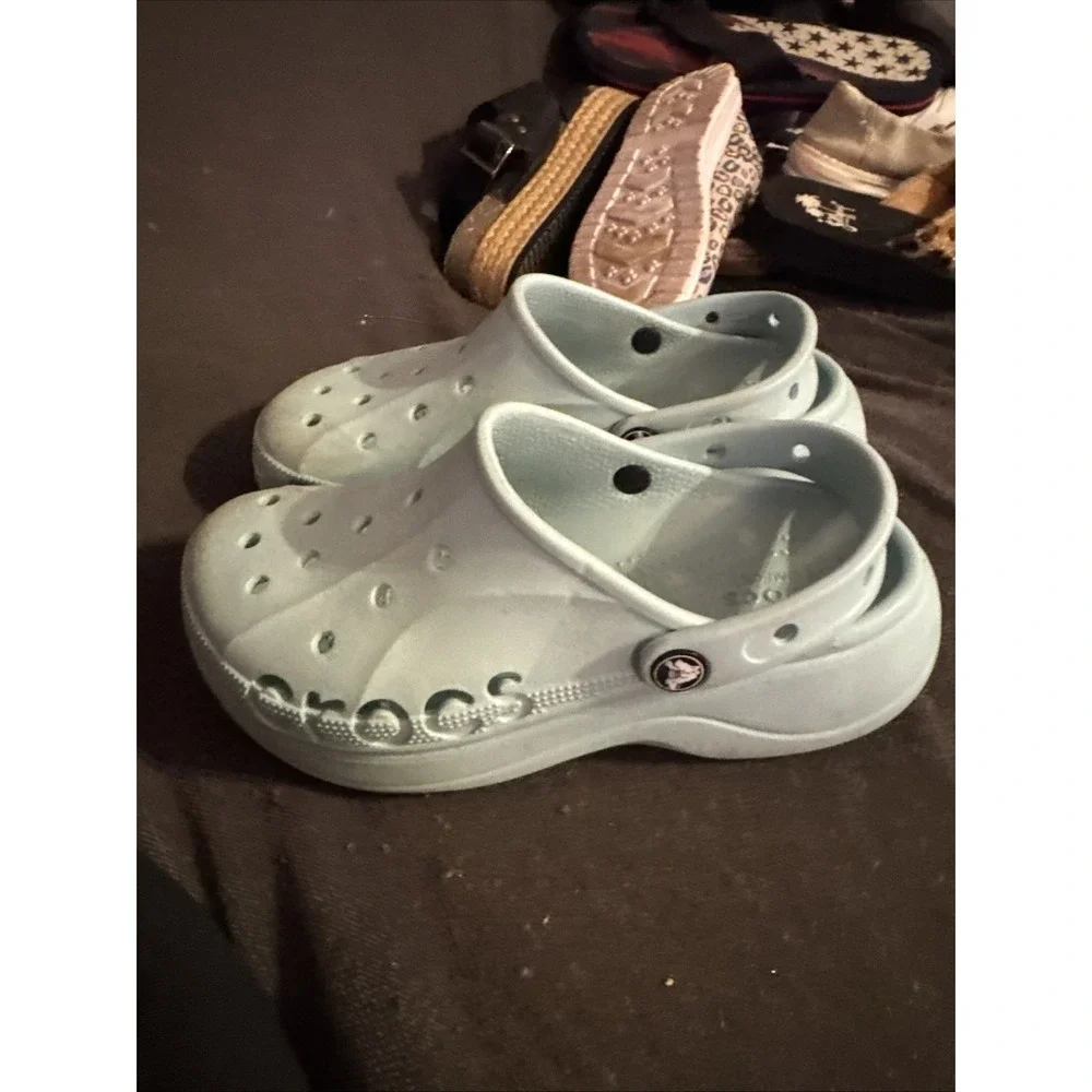 Crocs Women's Platform Shoes - Baya Platform Clogs, Size 7
